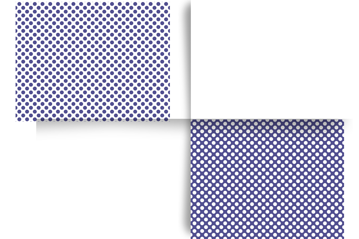Purple Polka Dot Seamless Design Set, a Pattern Graphic by Earley Bird Design Studio (Photo 6 of 8)