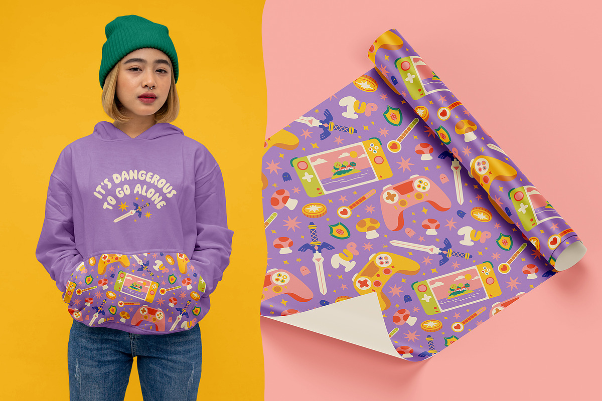 Cute & Playful Patterns - Vector, a Pattern Graphic by Carole Chevalier (Photo 8 of 11)