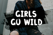 Grunge Latin and Cyrillic Brush Font, a Script Font by DruZhi Art (Thumbnail 4 of 6)