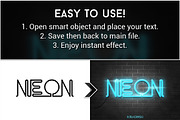 Neon Text Effects, an Advertising Mockup by Krukowski Graphics (Thumbnail 3 of 3)