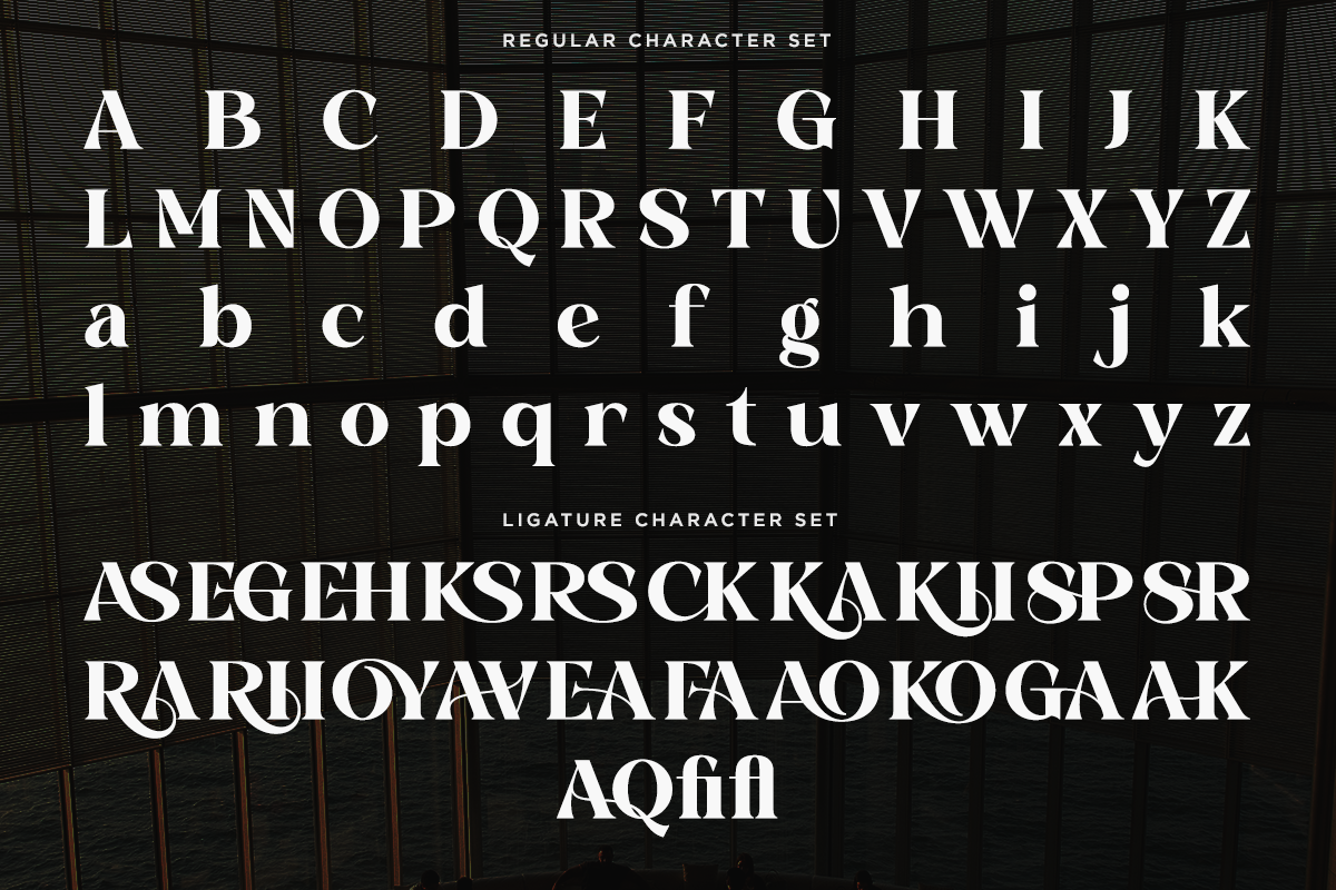 Kozifa – Luxury Bold Typeface, a Font by RagamKata (Photo 9 of 10)