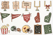Football Season Clipart Silly Goose, a Sport Illustration by SugarCloudStudioArt (Thumbnail 5 of 6)