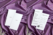 Wedding Menu Mockup Purple Silk, a Product Mockup by TatiMockup (Thumbnail 2 of 3)
