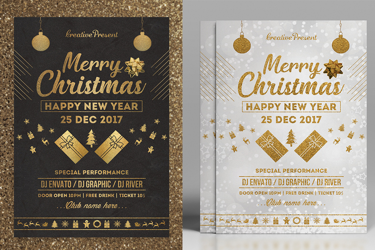 Merry Christmas Flyer, a Flyer Template by Creative  designer (Photo 4 of 5)