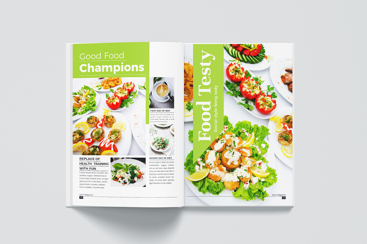 Sport Magazine Template, a Magazine Template by obidullah_01 (Photo 9 of 9)