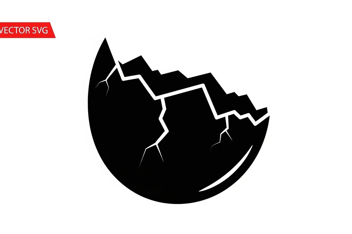 50 Cracked Egg Shell Silhouette, an Illustration by musafir_fashion (Photo 2 of 55)