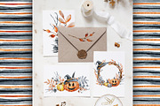 Happy Halloween watercolor clipart, an Illustration by Artmanata (Thumbnail 21 of 22)