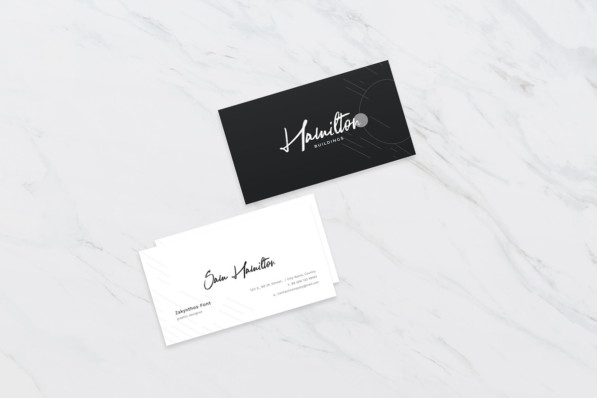 Zakynthos Signature Font preview 5