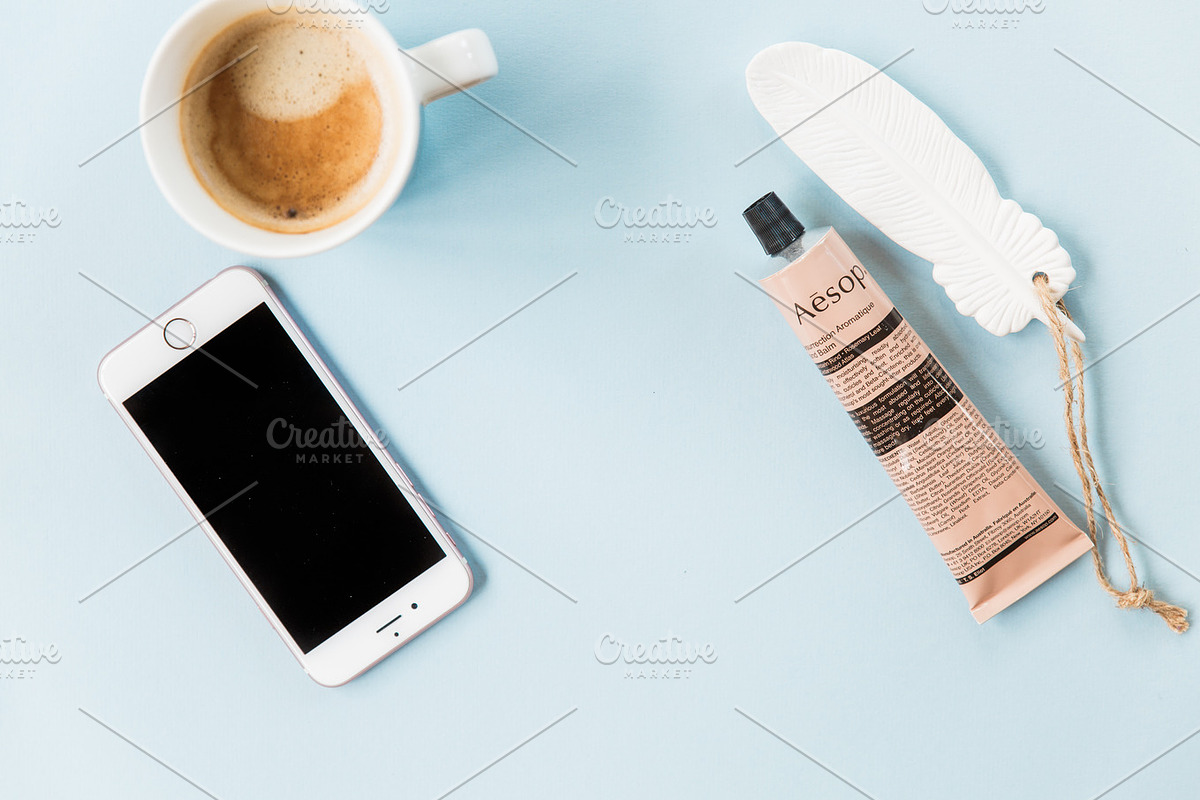 Office styled stock photos - 6, a Books & Magazine Mockup by Nellaino (Photo 4 of 8)