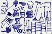 Gardening Tools, an Object Graphic by LineworkStock (Thumbnail 1 of 3)