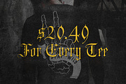 BlackCat Blackletter Vintage Font, a Blackletter Font by Tom Chalky (Thumbnail 10 of 10)