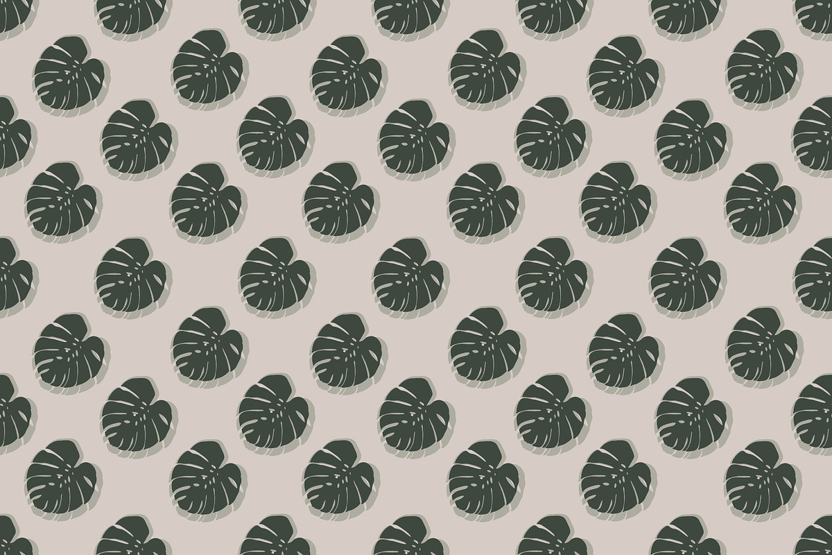 Tropical leaves seamless pattern, a Pattern Graphic by OrcaJs (Photo 5 of 5)