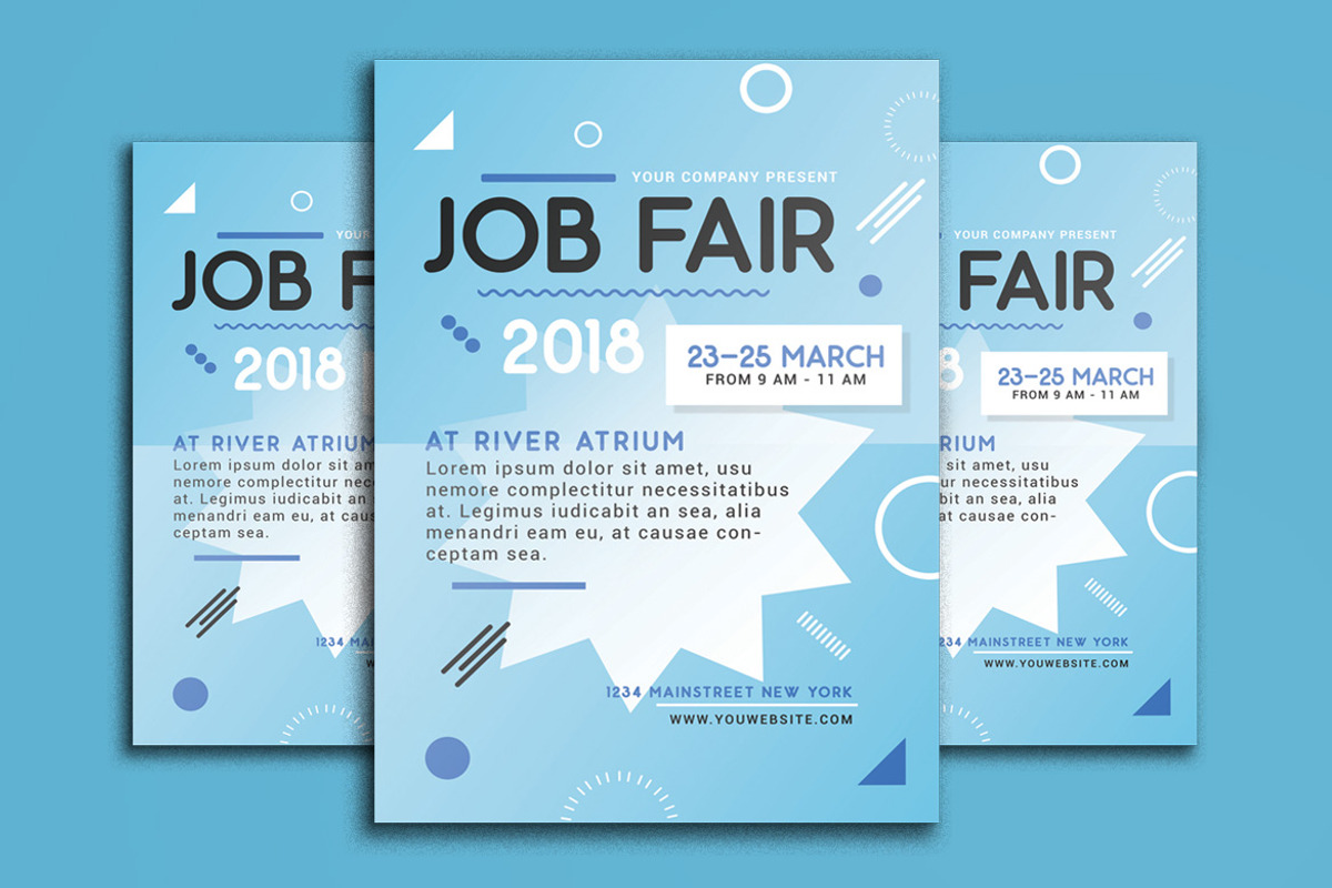 Job Fair Flyer, a Flyer Template by Muhamad Iqbal hidayat (Photo 2 of 4)