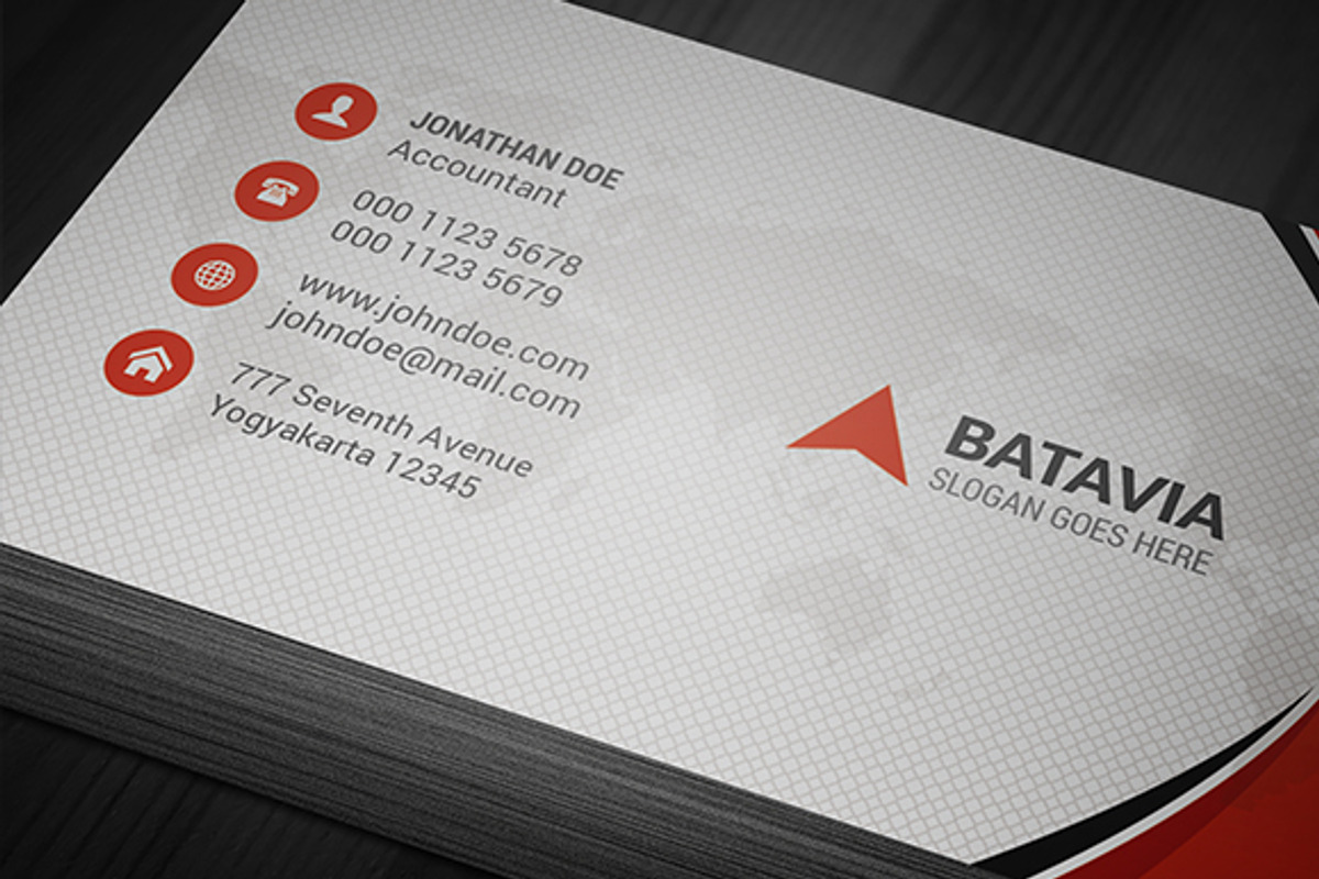 Corporate Business Card, a Business Card Template by InfinityArt (Photo 3 of 4)