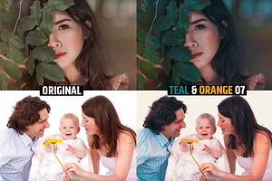 Orange & Teal 30 Cinematic FILM LUTS