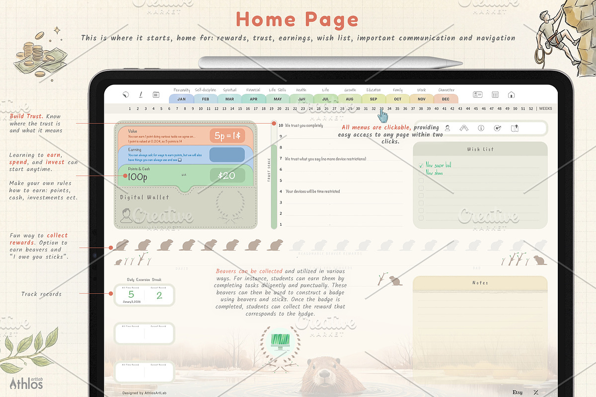 My School Journal, a Presentation Template by Athlos ArtLab (Photo 2 of 9)