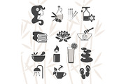 Set of vector spa icons, an Outline Icon by RODINA (Thumbnail 1 of 3)