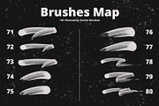 101 Photoshop Paint Stroke Brushes, a Brush Add-On by Graphicfresh (Thumbnail 11 of 14)