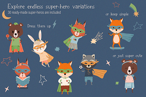 Super-Hero Creator - Forest Animals