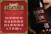 Rusther, a Serif Font by Burntilldead (Thumbnail 6 of 12)