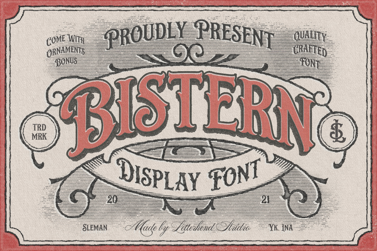 Bistern - Victorian Display Font 