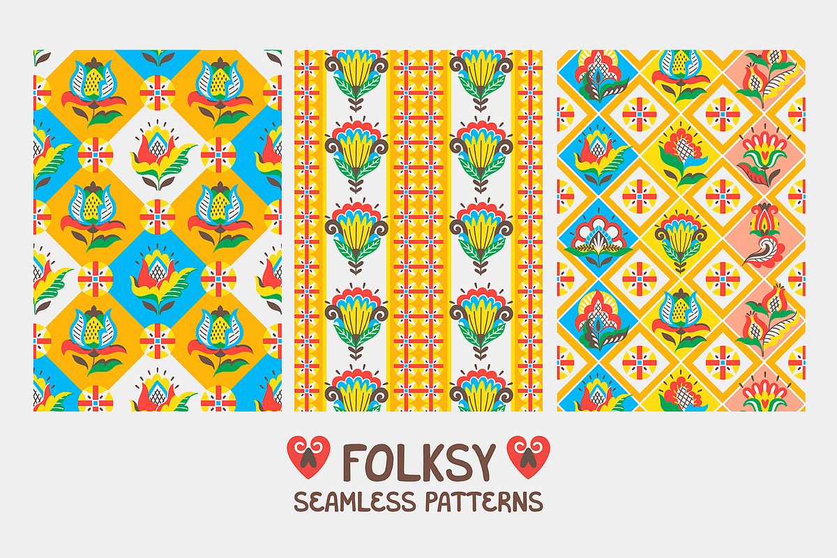 FOLKSY | graphics set, an Illustration by Nastya Tkachova (Photo 6 of 8)