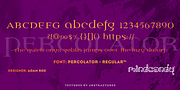 Percolator™, a Font by MINDCANDY (Thumbnail 1 of 4)