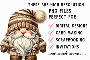 Funny Gnome Watercolor Clipart, an Illustration by Libby Wishes (Thumbnail 5 of 7)