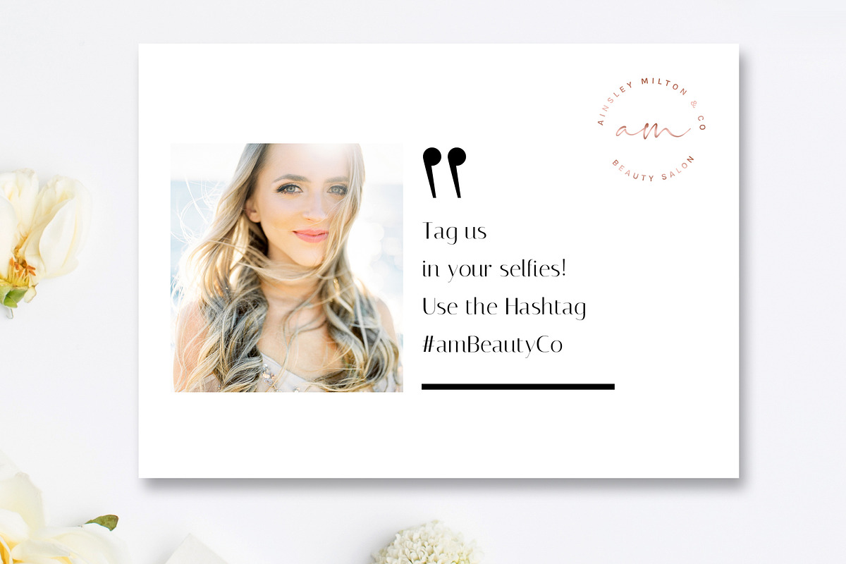 Beauty Thank You Card Template, a Card Template by Marham Labeling Co (Photo 3 of 4)