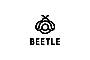 Beetle O Letter Logo