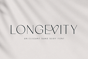 Longevity - Modern Stylish, a Sans Serif Font by RockboyStd (Thumbnail 1 of 12)