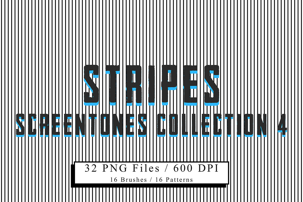 Screentones Collection 4 - Stripes, a Background Graphic by Honnum Graphic Art (Photo 1 of 9)