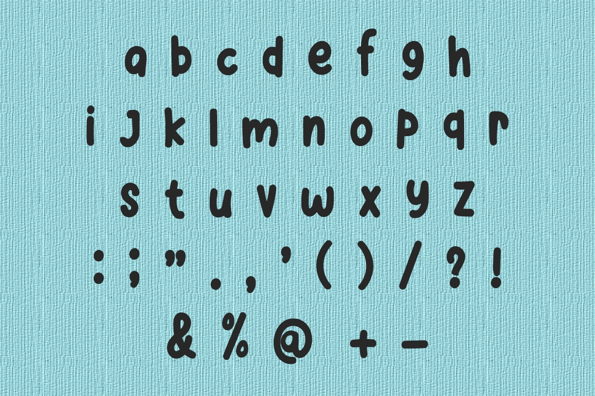 Eat Boss Font, a Font by Fourteen Letter (Photo 6 of 7)