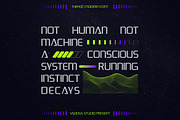 Thryon Futuristic Display Font, a Sans Serif Font by Vadovastd (Thumbnail 4 of 8)