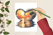 Summer Dreaming Clipart, an Illustration by RobertsArt (Thumbnail 4 of 7)