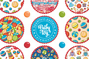 Children's toy. Baby. Seamless, a Pattern Graphic by Zoya Miller (Thumbnail 1 of 7)