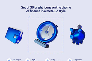 Fintaly Finance 3D Icons