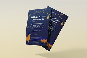Eid Al-Adha Celebration Flyer, a Flyer Template by Artnivora.Std