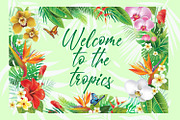Tropical Flowers, an Illustration by ViktoriaARTprint (Thumbnail 5 of 10)