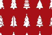 Christmas tree seamless pattern, a Pattern Graphic by Viktorijareut (Thumbnail 1 of 4)