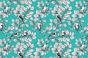 Birds on Branches Sketch, a Decorative Illustration by Valentyna Smordova (Thumbnail 9 of 9)