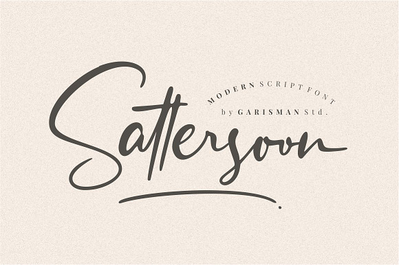 Sattersoon Modern Script Font
