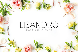 Lisandro Slab Serif Font