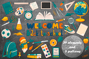 Welcome back to school, an Object Graphic by HmarkaShop (Thumbnail 1 of 2)