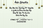 Ash Shafa – Modern Arabic Style Font, a Handwritten Font by overlaytemplates (Thumbnail 4 of 5)