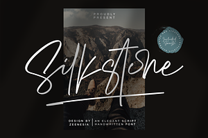 Silkstone - Handwritten Script Font