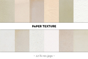 12 Delicate Paper Textures