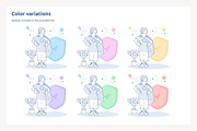 Superhero Kid Rewards Cup and Shield, a Graphic by PixelBender (Thumbnail 2 of 5)