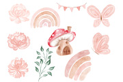 Magical Fairy Garden Clipart Set, an Education Illustration by HabitusDesigns (Thumbnail 4 of 6)