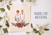 Save the Date Clipart. Scene creator, an Illustration by Heartwarming Art (Thumbnail 13 of 13)